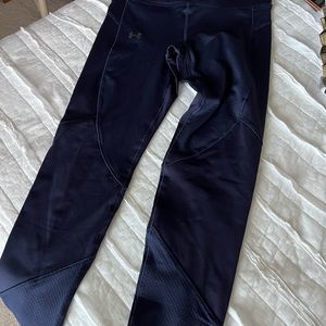 UNDER ARMOUR NAVY BLUE LEGGINGS SIZE SMALL